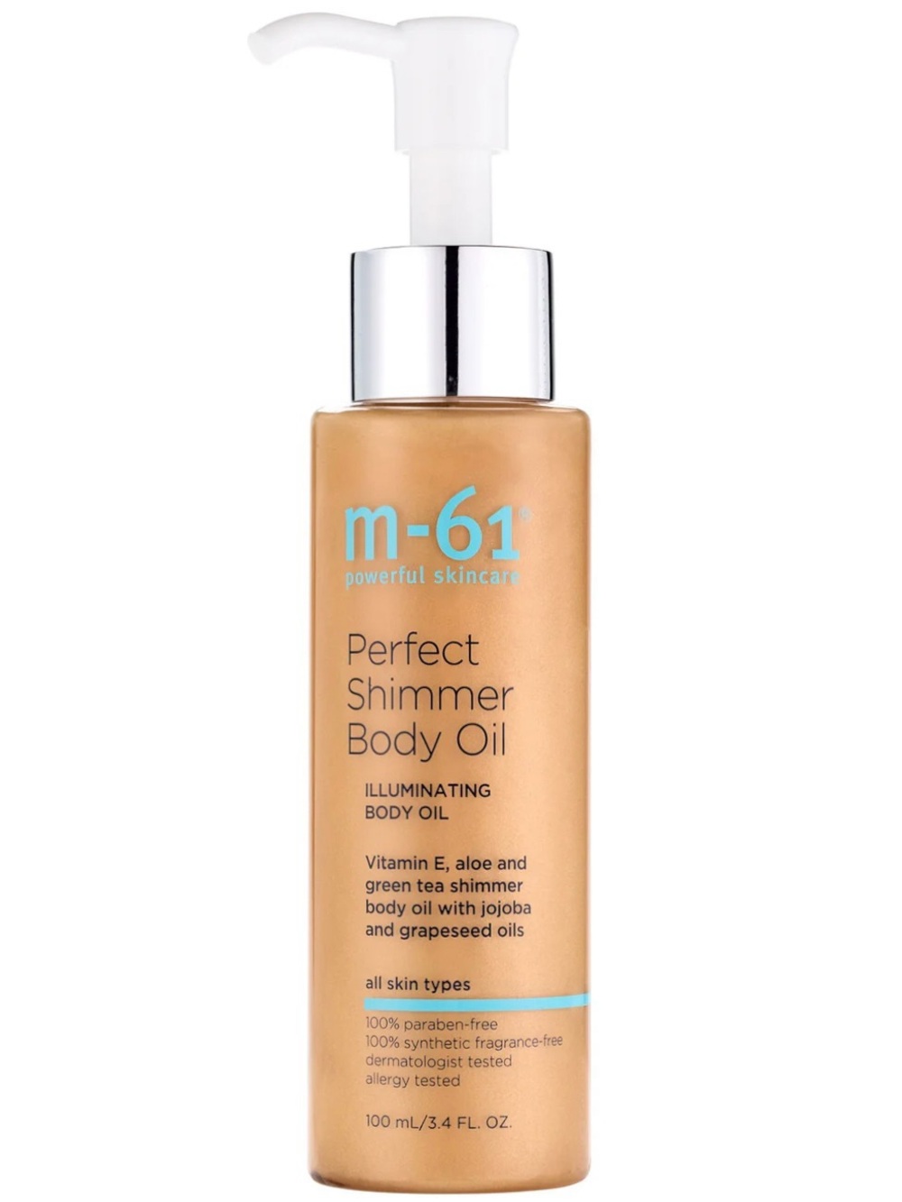 M-61 Powerful Skincare Perfect Shimmer Body Oil 3.4oz